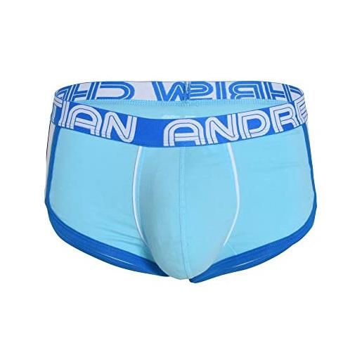 Andrew Christian - intimo da uomo - boxer da uomo - show-it® retro pop mesh boxer sky blue - blu - 1 x taglia m
