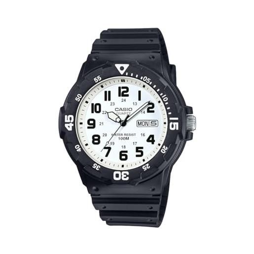 Casio men's 'classic' quartz resin automatic watch, color: black (model: mrw200h-7bv)