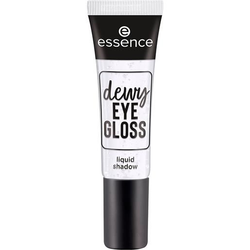 ESSENCE dewy eye gloss liquid shadow 01 crystal clear ombretto lucido 8 ml