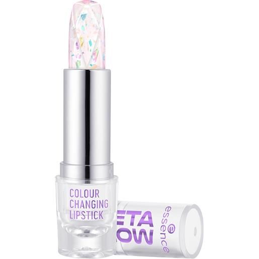 ESSENCE meta glow colour changing lipstick lucidalabbra color change 3,4 gr