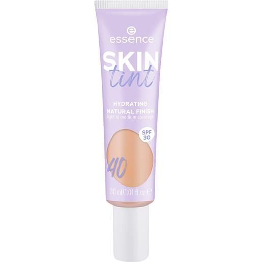 ESSENCE skin tint hydrating natural finish spf30 40 fondotinta leggero 30 ml