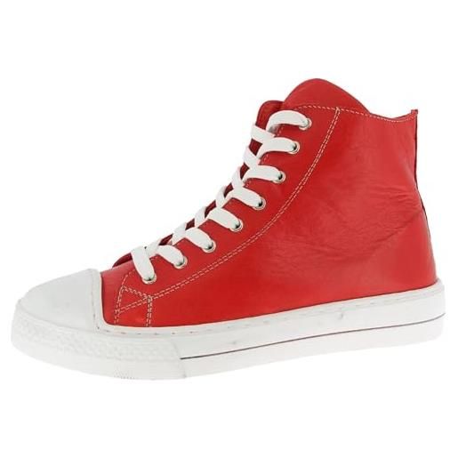 Andrea Conti scarpe stringate da donna 0067110, numero: 40 eu, colore: rosso