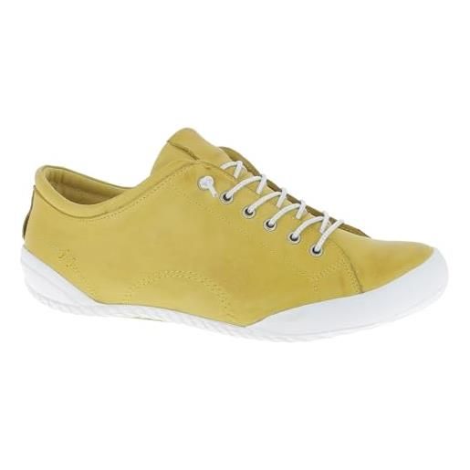Andrea Conti sneaker da donna, scarpe da ginnastica, limone, 38 eu