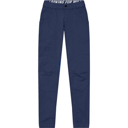 Looking for Wild - pantaloni stretch da arrampicata - laila peak medieval blue per donne in cotone - taglia xs, s, m, l - blu navy