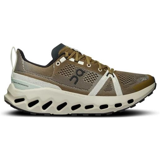 On - scarpe da corsa - cloudsurfer trail w hunter ice per donne in poliestere riciclato - taglia 37,37.5,38,38.5,39,40 - kaki