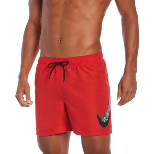 Nike Swim liquify swoosh 5´´ volley swimming shorts rosso m uomo