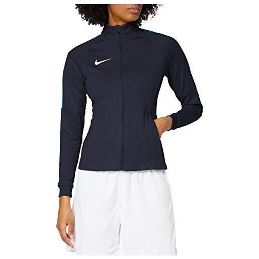 Nike w nk dry acdmy18 trk jkt k giacca sportiva, uomo, obsidian/royal blue/(white), xs
