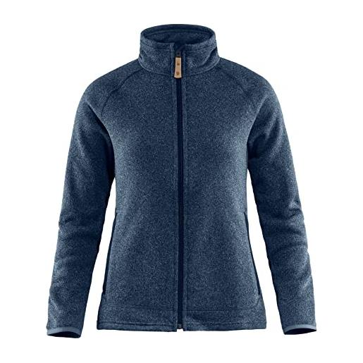 Fjallraven f83520-560 övik fleece zip sweater w navy s