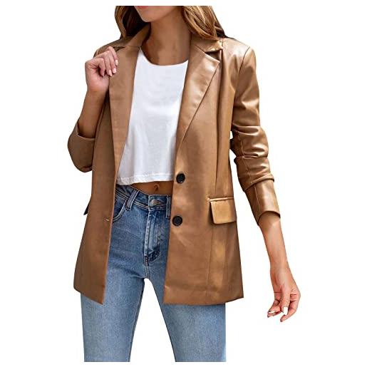 Kobilee giacca pelle donna vintage bomber invernale giubbotti in pelle giacche autunnali motociclista nera 4 stagioni giacca ecopelle corta taglie forti curvy giacca moto leggero elegante giacca similpelle