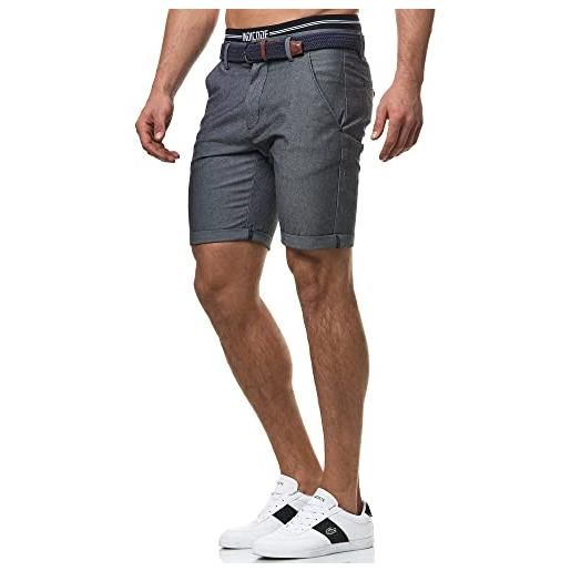 Indicode uomini bryant chino shorts | pantaloncini chino con 4 tasche black xl