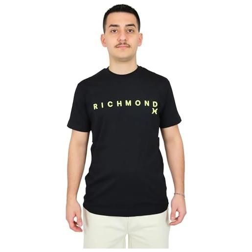 John Richmond t-shirt & polo uomo ump24004ts sintetico verde - x-large