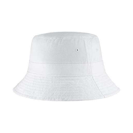 CHOK.LIDS cappello da pescatore per le donne uomini unisex il cotone lavato le boonie i copricapi estivi da spiaggia (bianco)