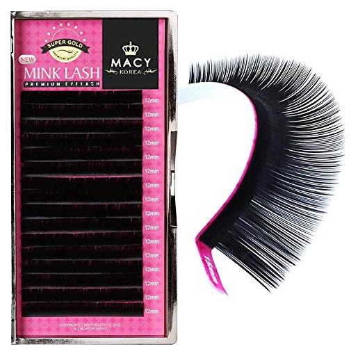 Macy Co. Ltd. Korea mink lashes - ciglia finte macy d, 0,07-0,25 mm
