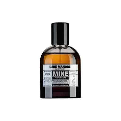 Mine dark mahore' profumo uomo eau de parfum tabacco patchouli fumoso (100 ml) made in italy