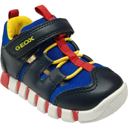 Sandalo ragnetto bimbo con strappo - blu navy - red - yellow - geox