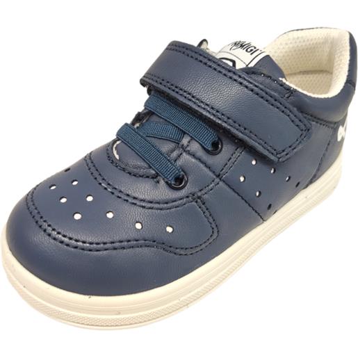 Sneakers helsinky aygo in pelle colore blu/navy per bambino - primigi