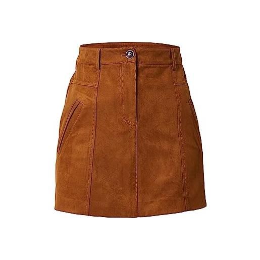 Sisley skirt 4cf6l0012 gonna, brown 30d, 40 da donna