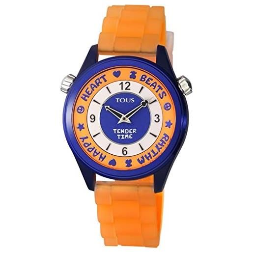 Tous watches tender time orologio donna analogico al quarzo con cinturino in silicone 200350998