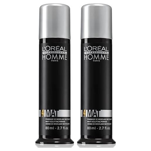 L'Oréal Professionnel homme - duo mat unguento modellante 2 x 80 ml