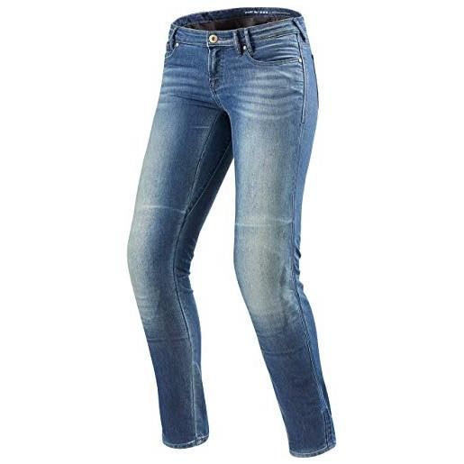 REV'IT revit westwood sf pantaloni jeans moto da donna blu