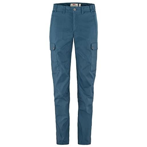 Fjallraven 84775-534 stina trousers w pantaloni sportivi donna indigo blue taglia 48/r