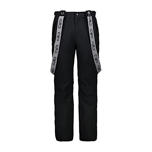 CMP, pantaloni da sci da uomo, nero, c110