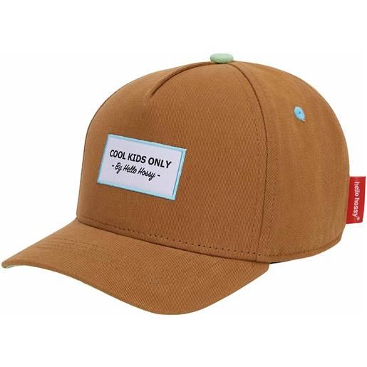 Hello Hossy - cappello con visiera curva - mini peanut cap - taglia 2-5 a, 6 a + - marrone