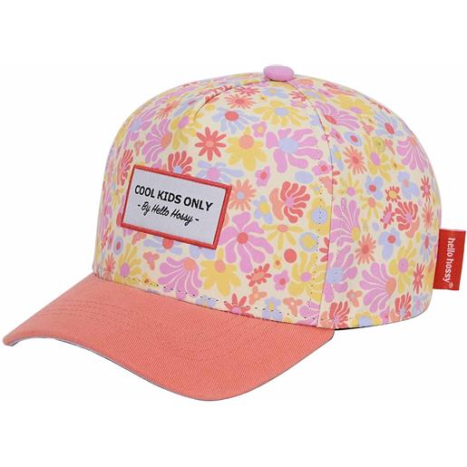 Hello Hossy - cappello con visiera curva - retro flowers cap - taglia 2-5 a, 6 a + - rosa