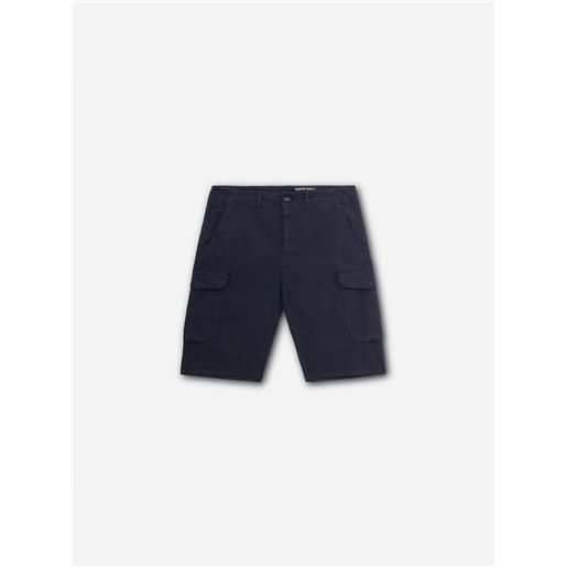 North Sails - poplin cargo shorts, navy blue