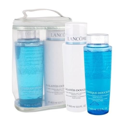 Lancôme set regalo trattamento viso detergente wash the day off