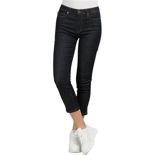 Love Moschino jeans donna con spacchi sul fondo blu / 26