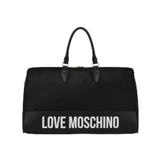 Love Moschino borsa a spalla donna, nero, taglia unica