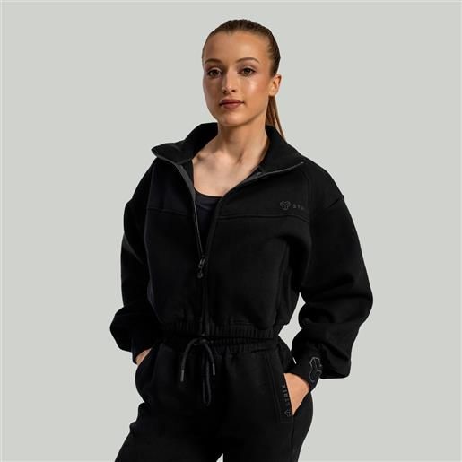 STRIX women's lunar zip-up jacket black
