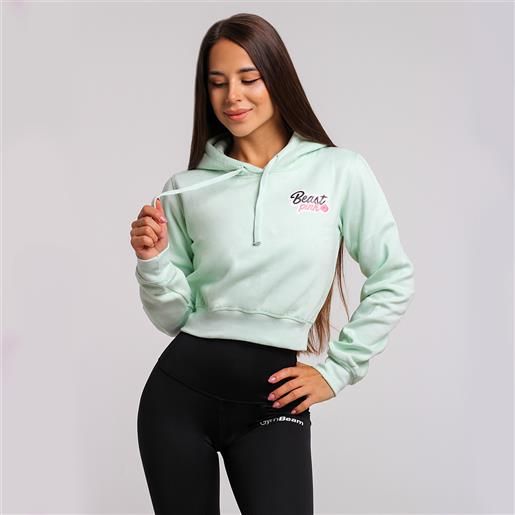 BeastPink women's sweatshirt crop mint