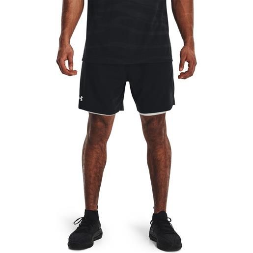 Under Armour - men's shorts vanish woven 2in1 sts black