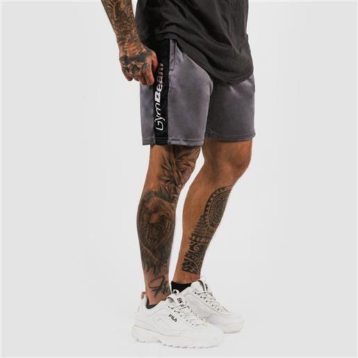 GymBeam men's shorts vertical grey