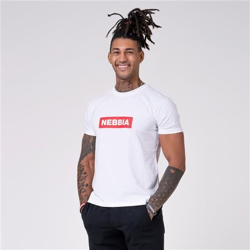 NEBBIA t-shirt basic da uomo white