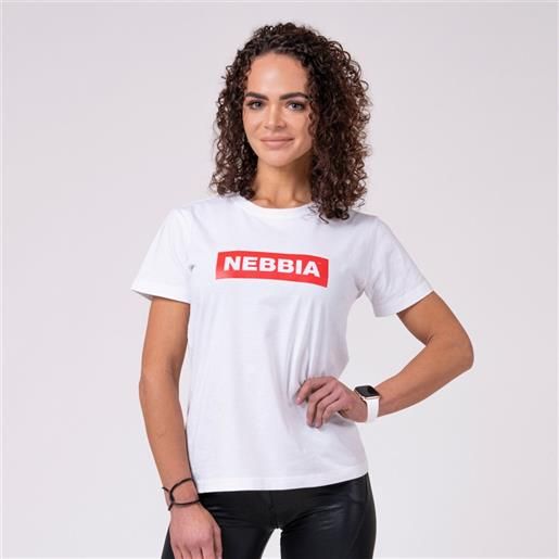 NEBBIA t-shirt basic da donna white