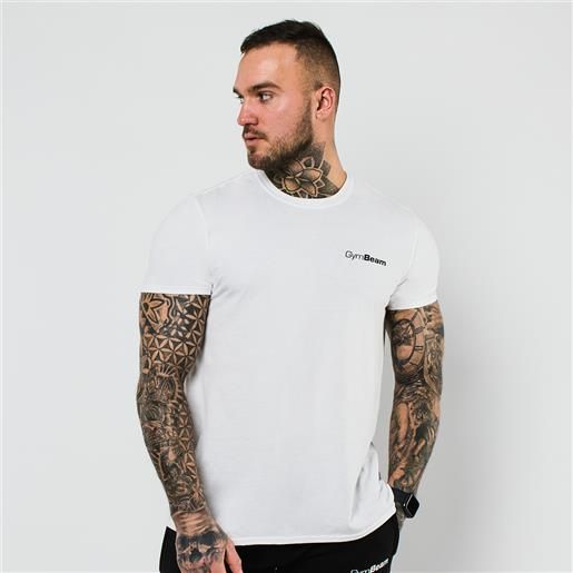 GymBeam t-shirt basic da uomo white