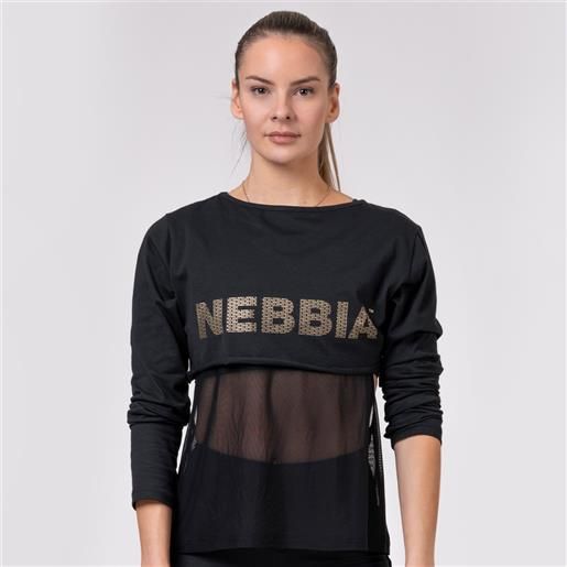 NEBBIA maglia sportiva da donna intense mesh / black