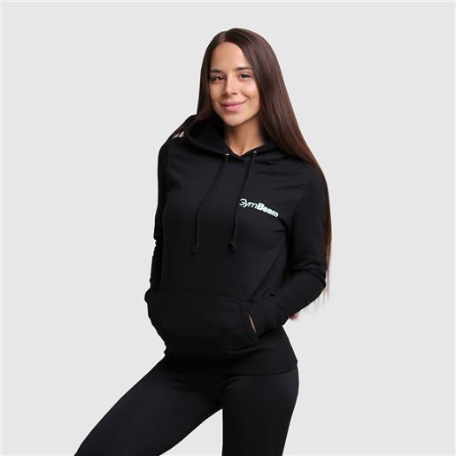 GymBeam women's hoodie pro black