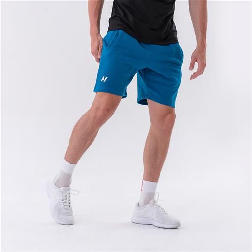 NEBBIA men's shorts relaxed-fit blue