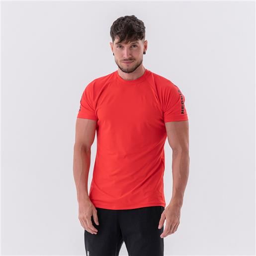 NEBBIA men's t-shirt sporty fit essentials red