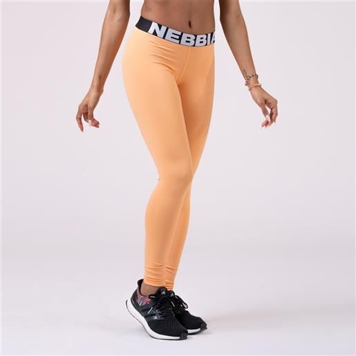 NEBBIA women's leggings squad hero scrunch apricot