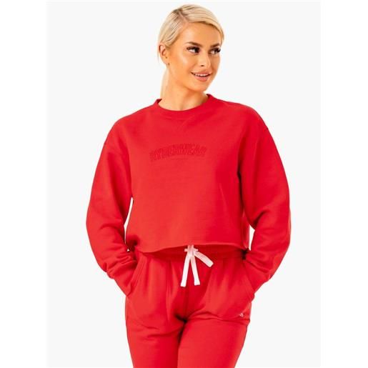 Ryderwear maglione donna ultimate fleece red