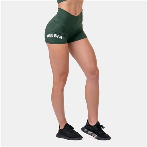 NEBBIA pantaloncini a vita alta classic hero da donna, verde