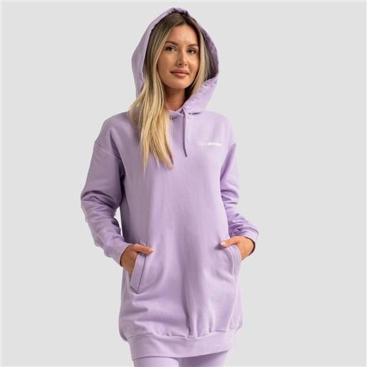 GymBeam women's limitless longline hoodie lavender