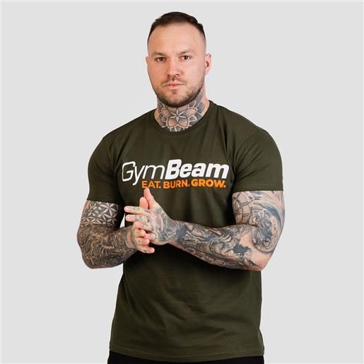 GymBeam grow t-shirt military green