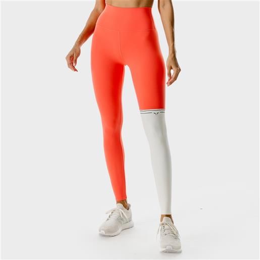 SQUATWOLF leggins da donna lab360º color block hot coral