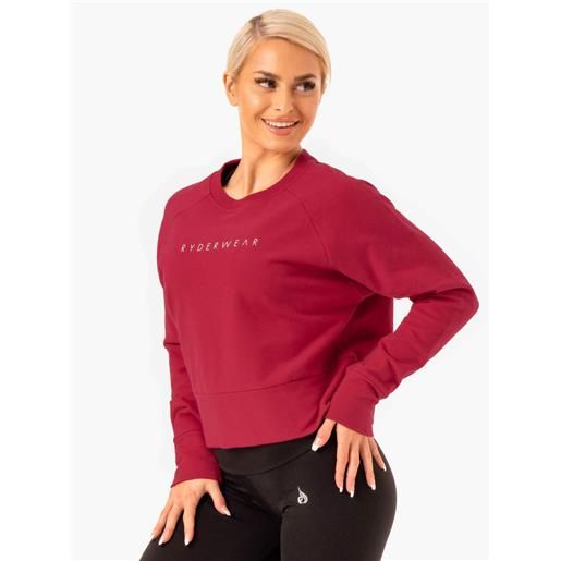 Ryderwear women's motion sweater wine red